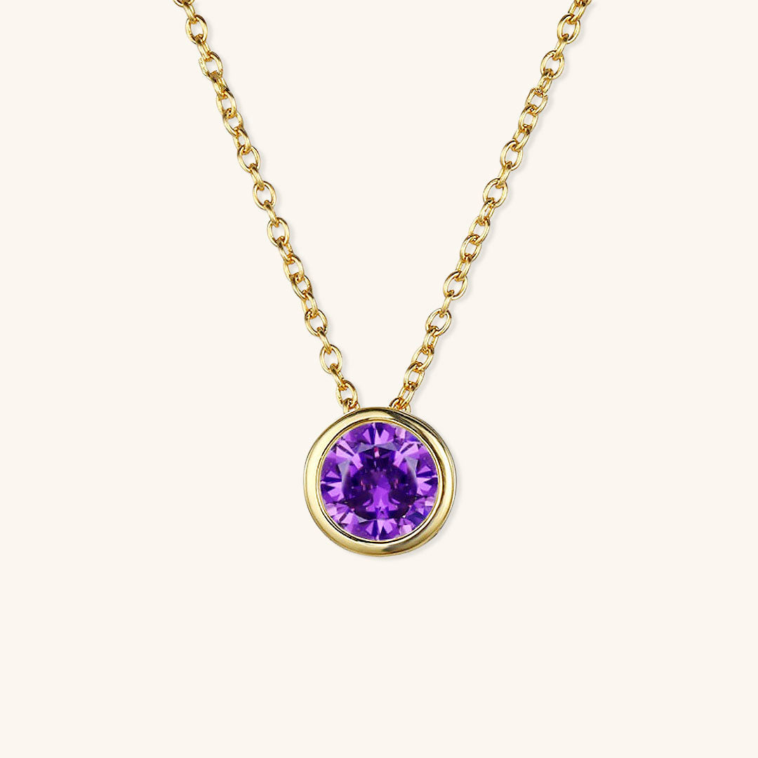 Collier Amelia en Pierre Colorée