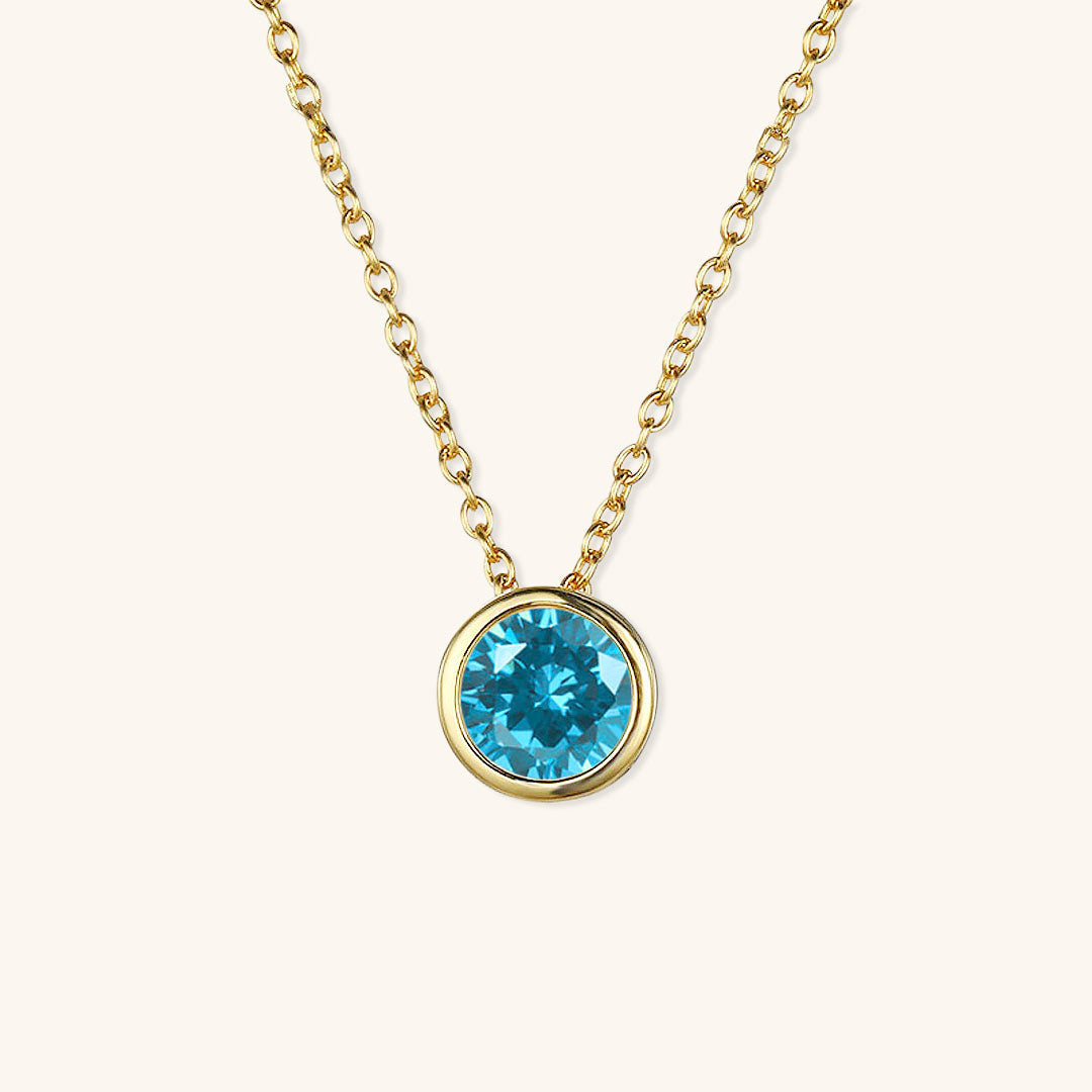 Collier Amelia en Pierre Colorée