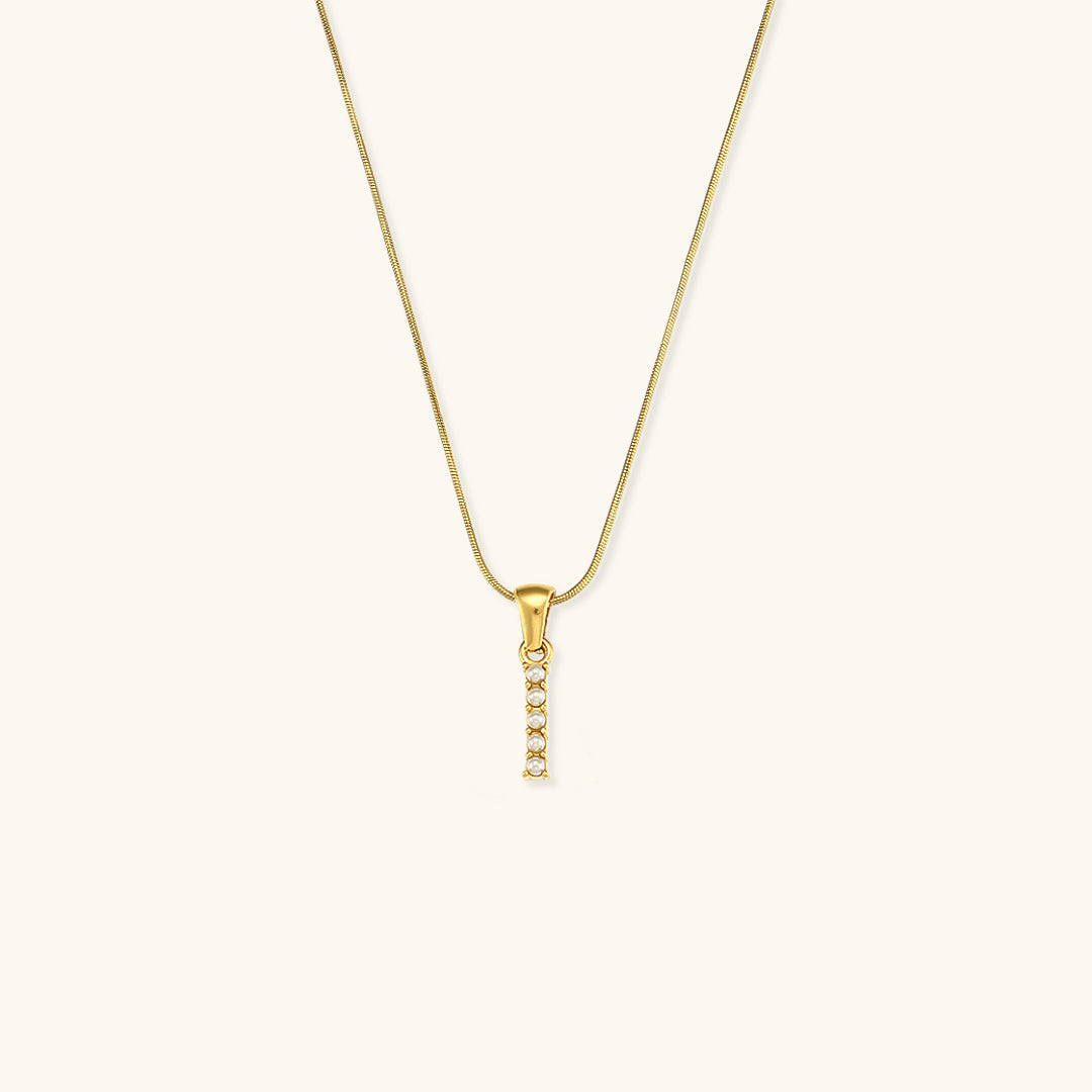 Collier Perle avec Lettre Initiale Colette