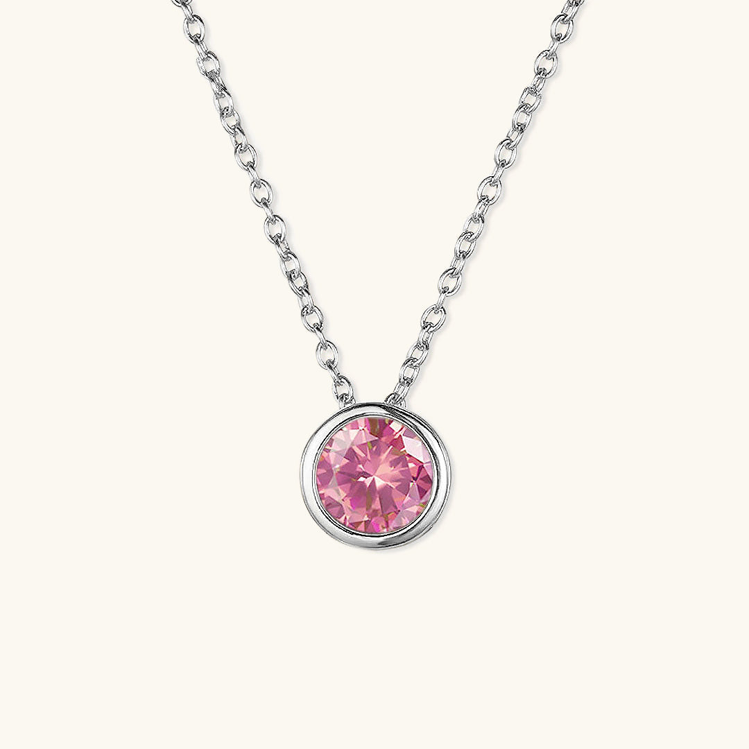 Collier Amelia en Pierre Colorée