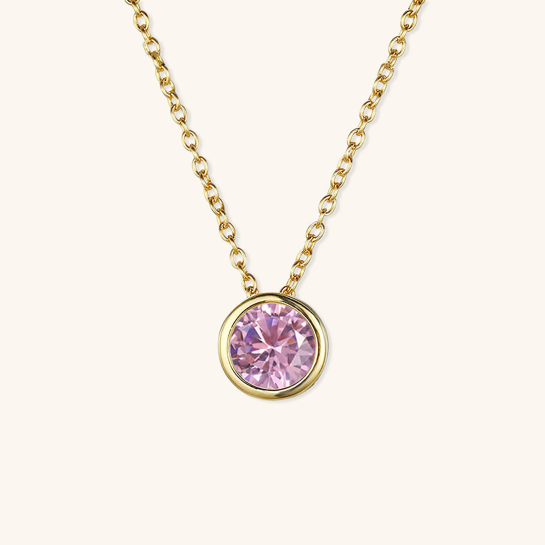 Collier Amelia en Pierre Colorée