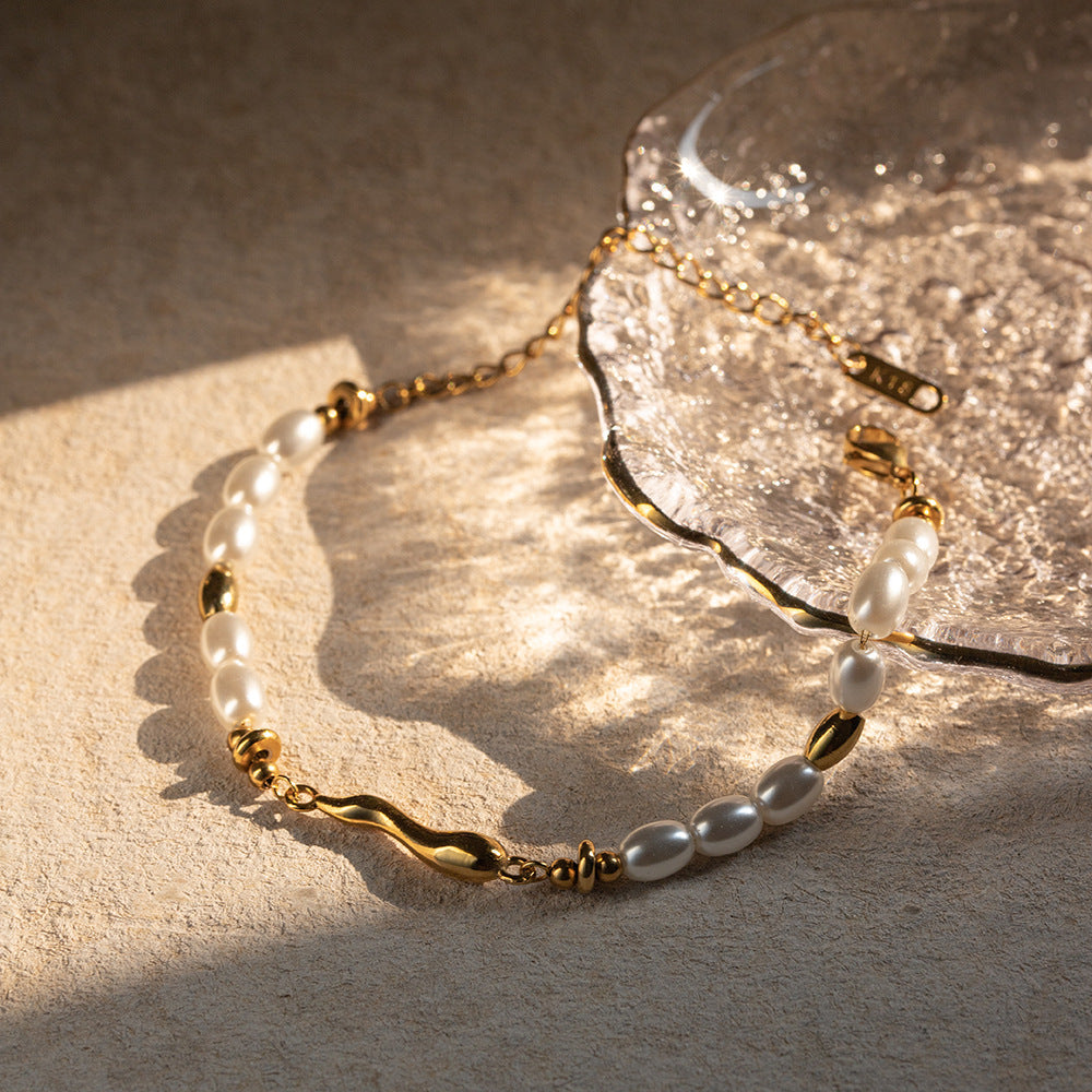 Bracelet en Perles d'Eau Douce Dominique