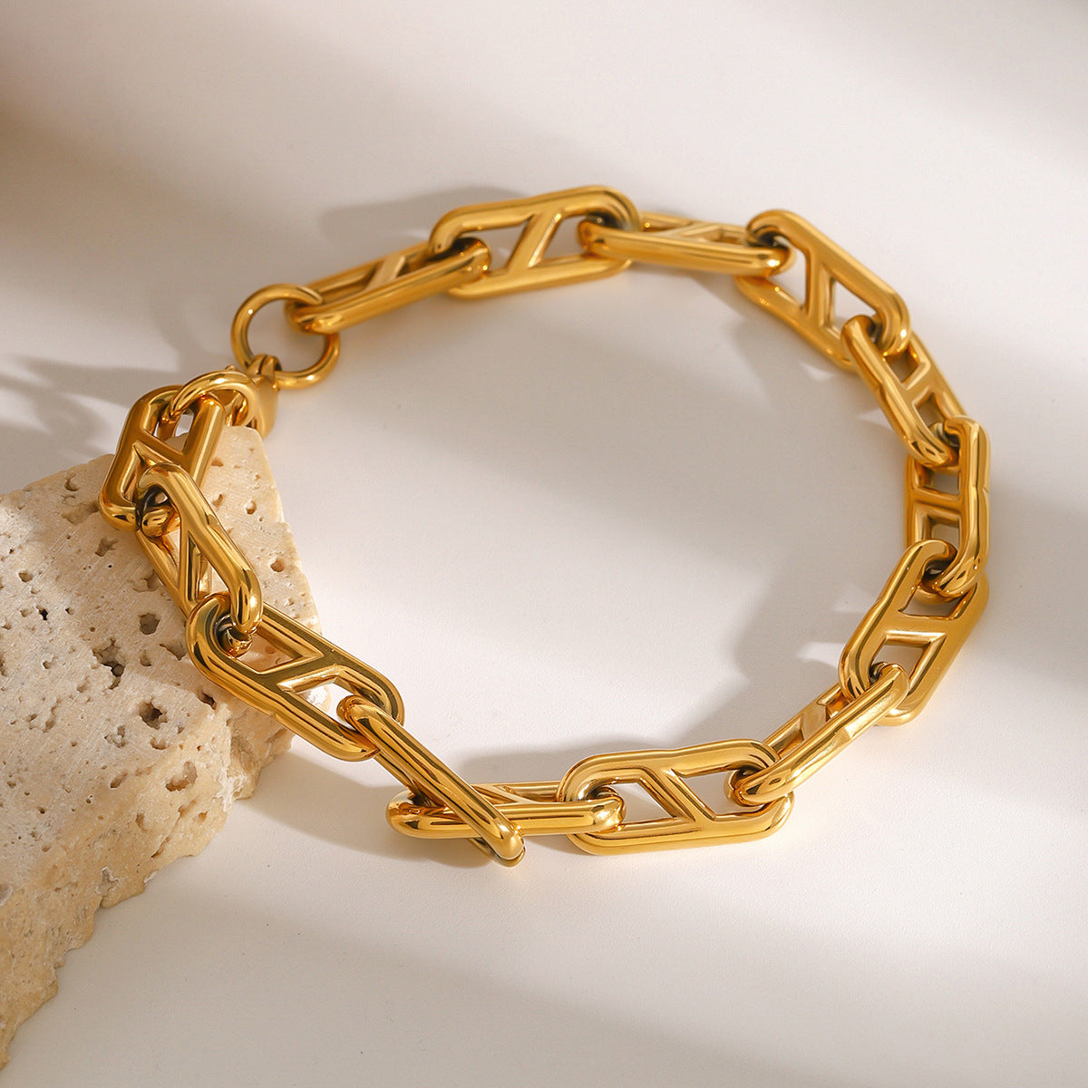 Bracelet Chaîne Plaqué Or Melissa