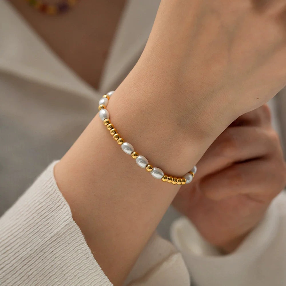 Bracelet en Perles d'Eau Douce Wynn