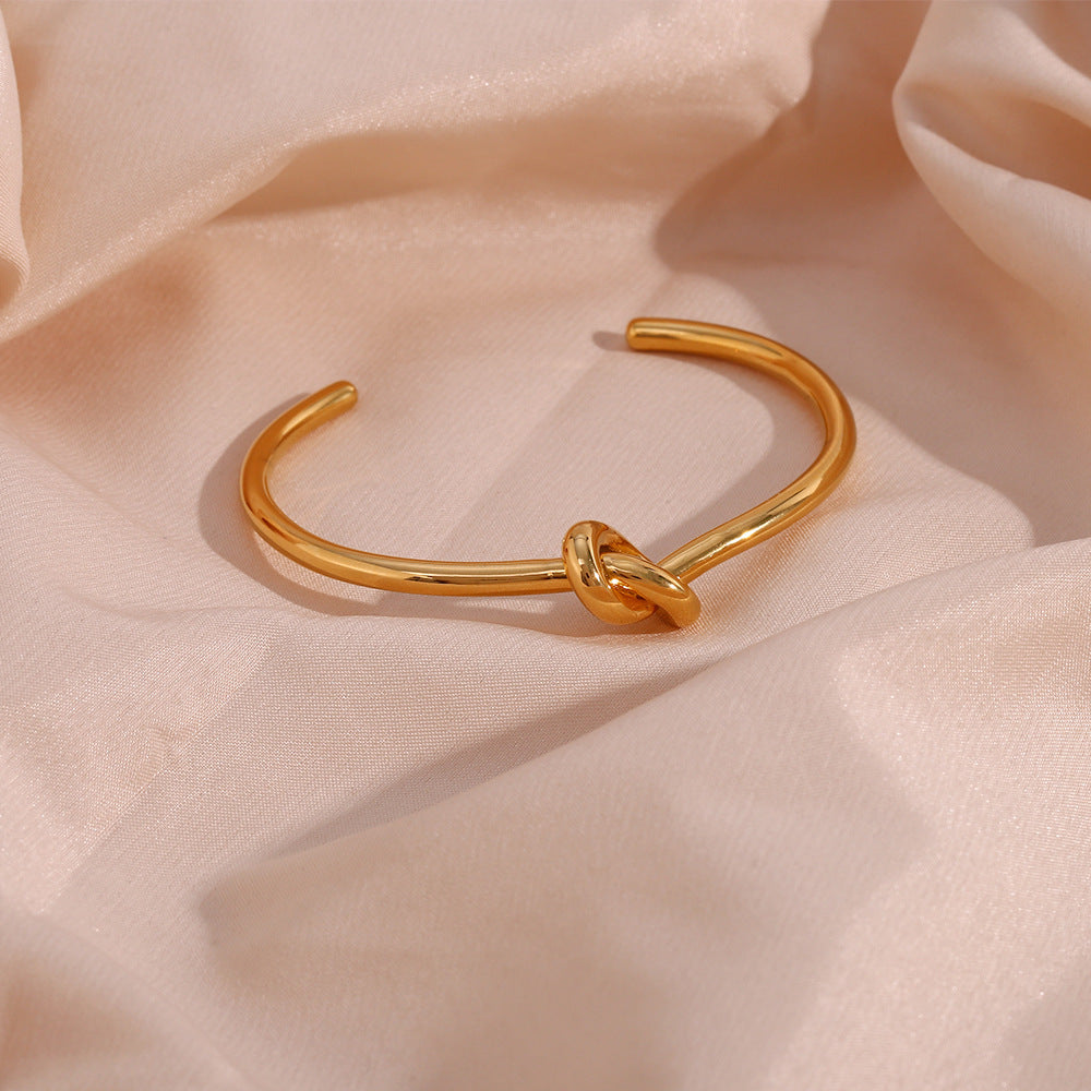Bracelet Jonc Plaqué Or Louisa