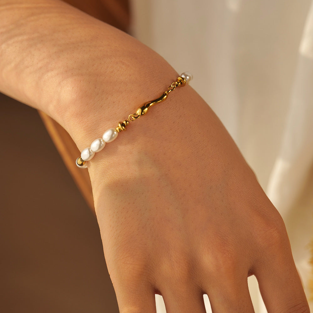Bracelet en Perles d'Eau Douce Dominique