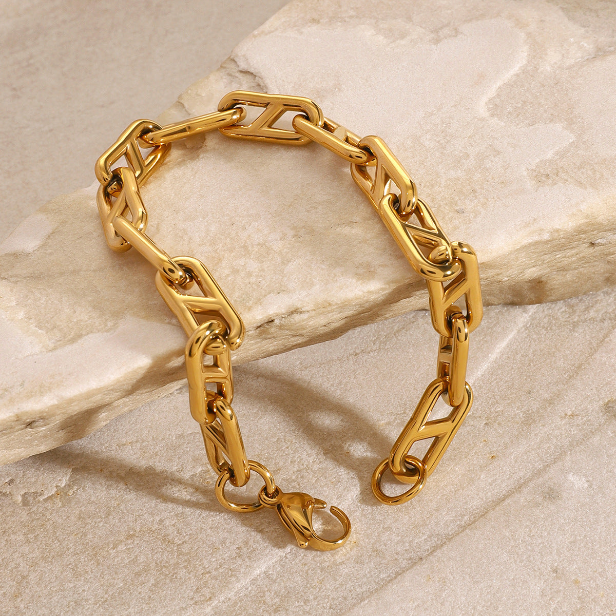 Bracelet Chaîne Plaqué Or Melissa
