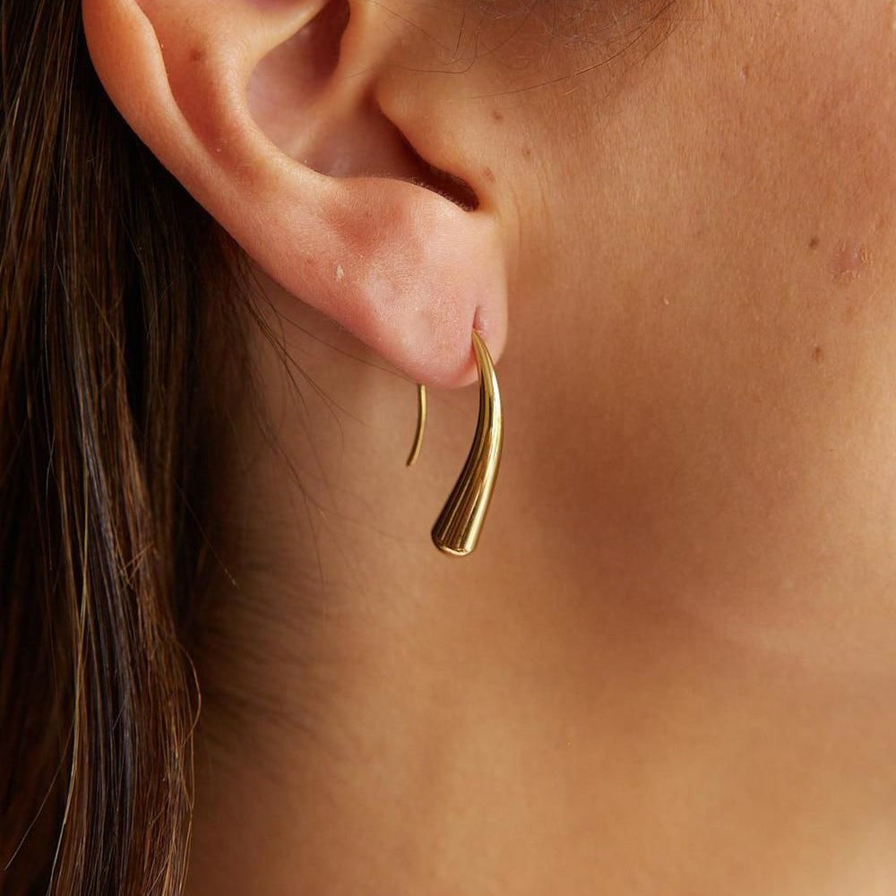 Boucles d’Oreilles Tina Plaqué Or