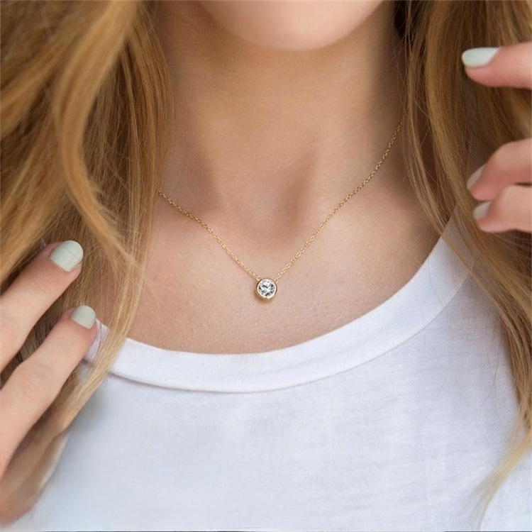Collier Amelia en Pierre Colorée