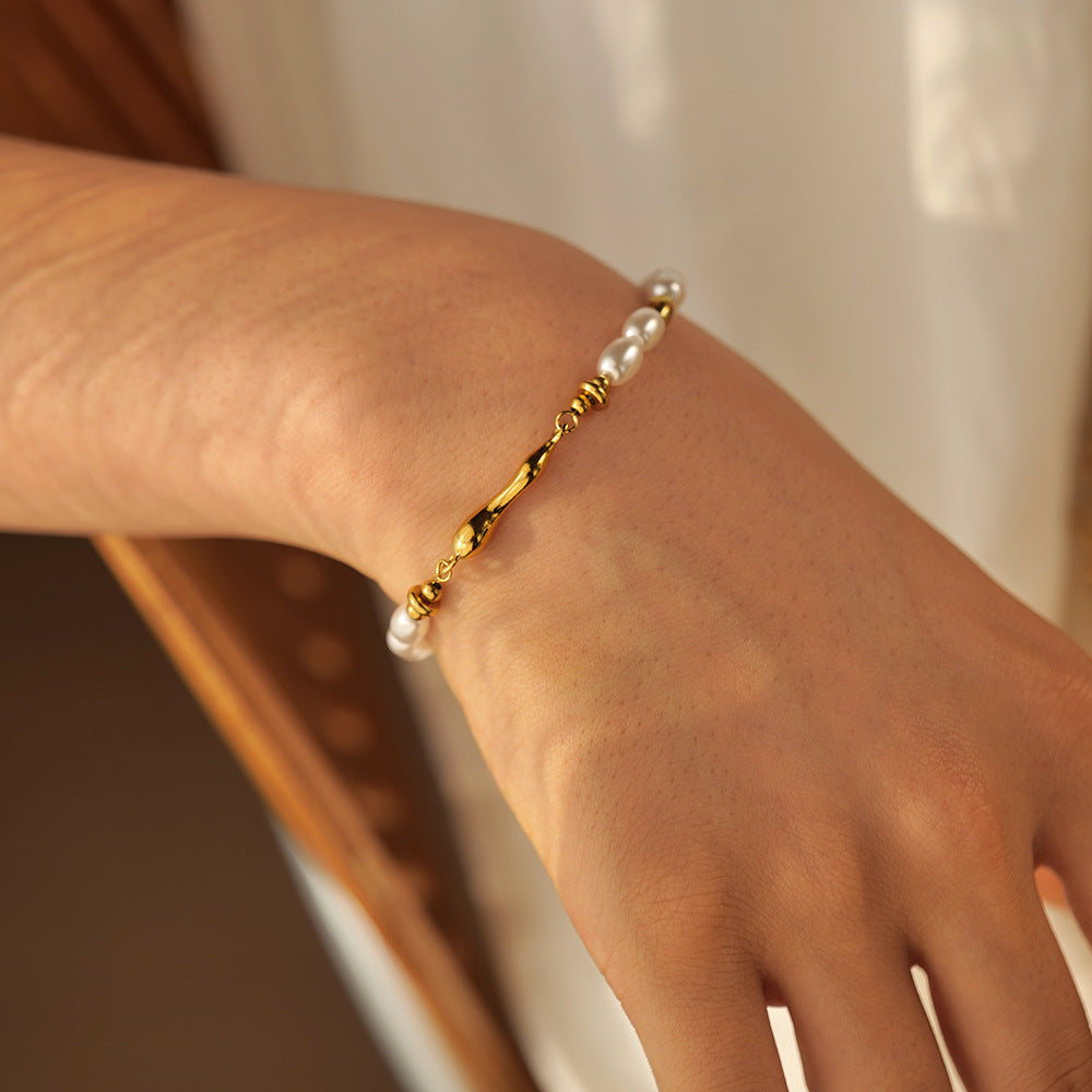 Bracelet en Perles d'Eau Douce Dominique