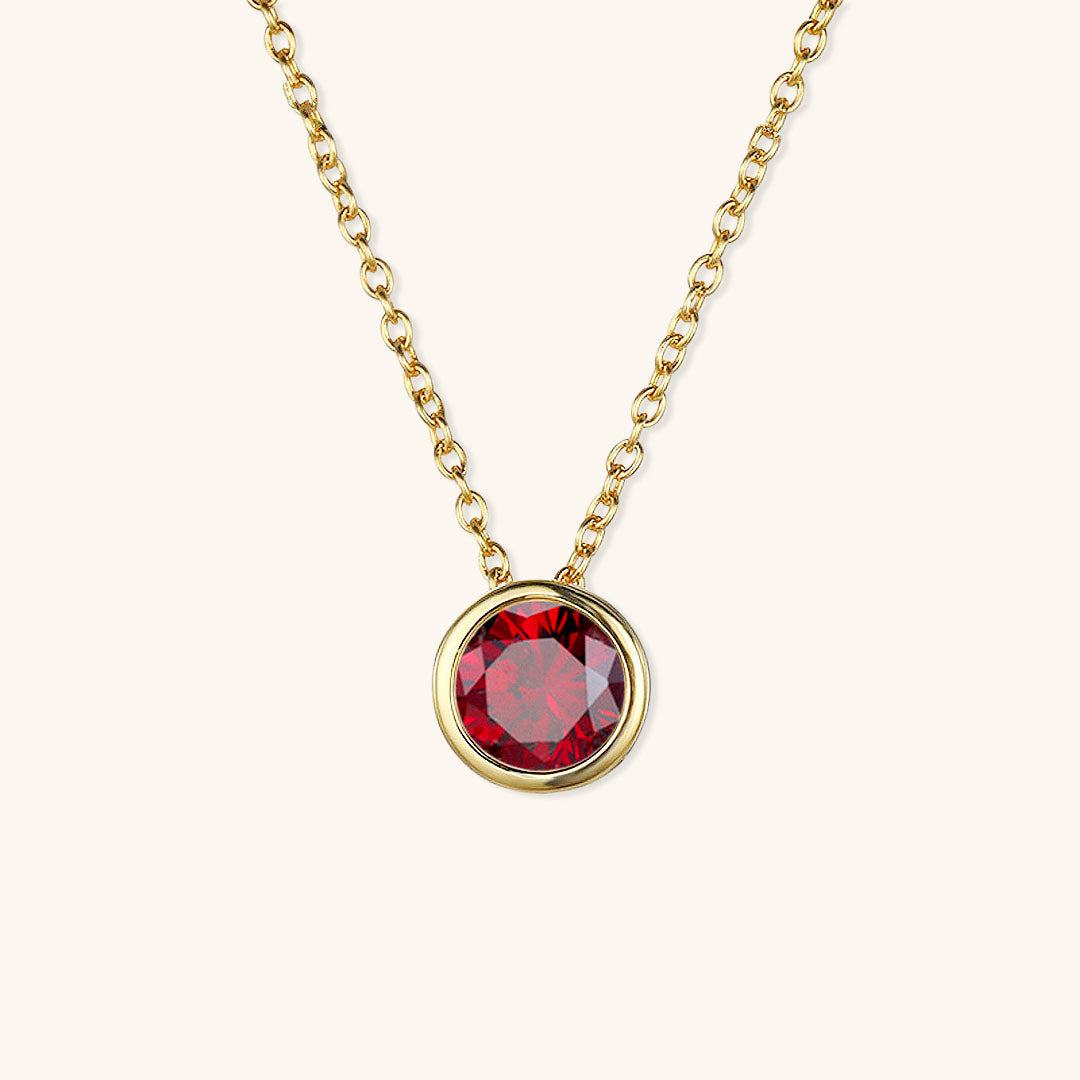 Collier Amelia en Pierre Colorée