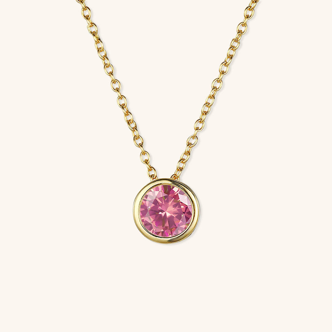 Collier Amelia en Pierre Colorée