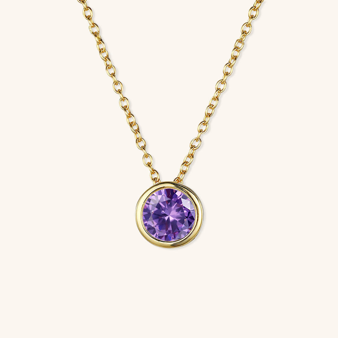Collier Amelia en Pierre Colorée