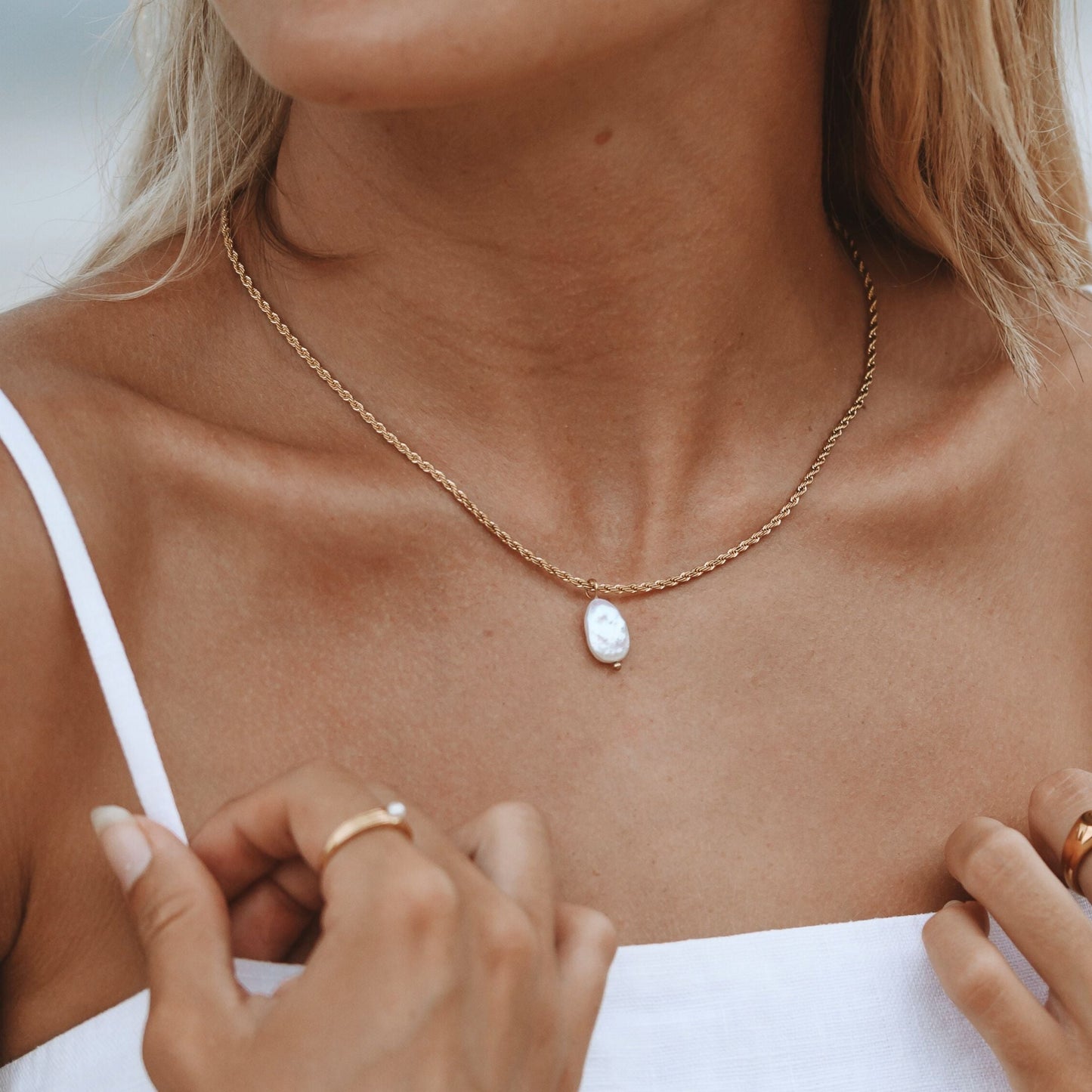 Collier Perle Audacieux