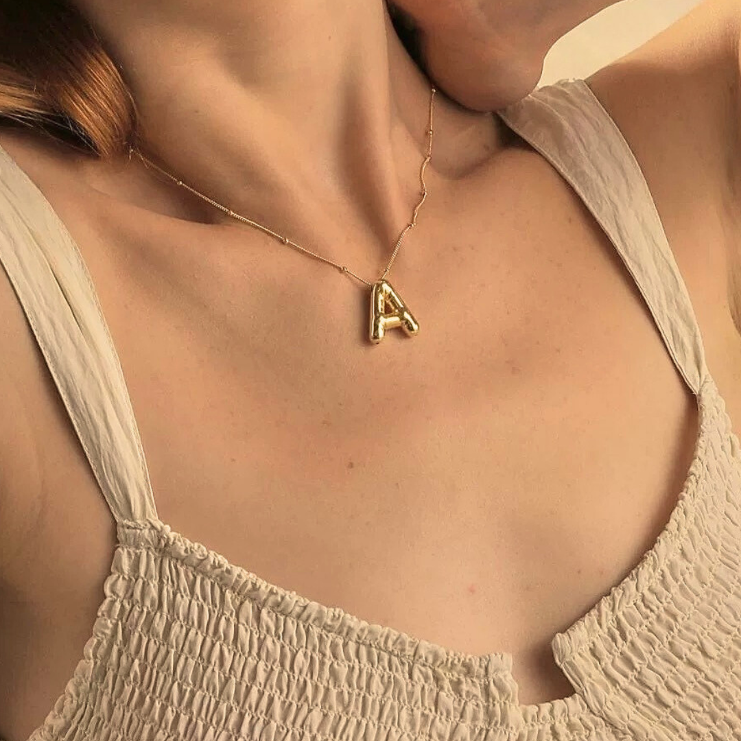 Collier Initiale en Or