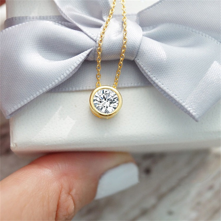 Collier Amelia en Pierre Colorée