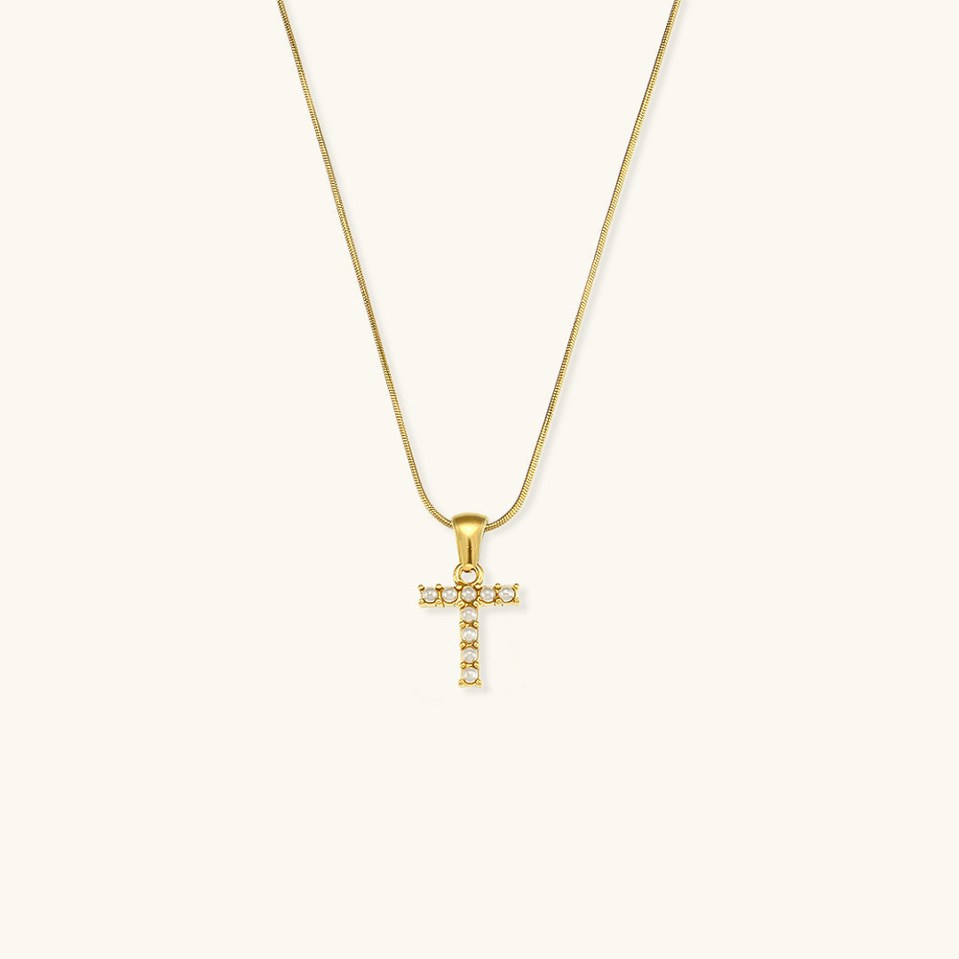 Collier Perle avec Lettre Initiale Colette